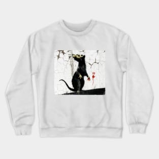 Fitzrovia Rat by Banksy Crewneck Sweatshirt